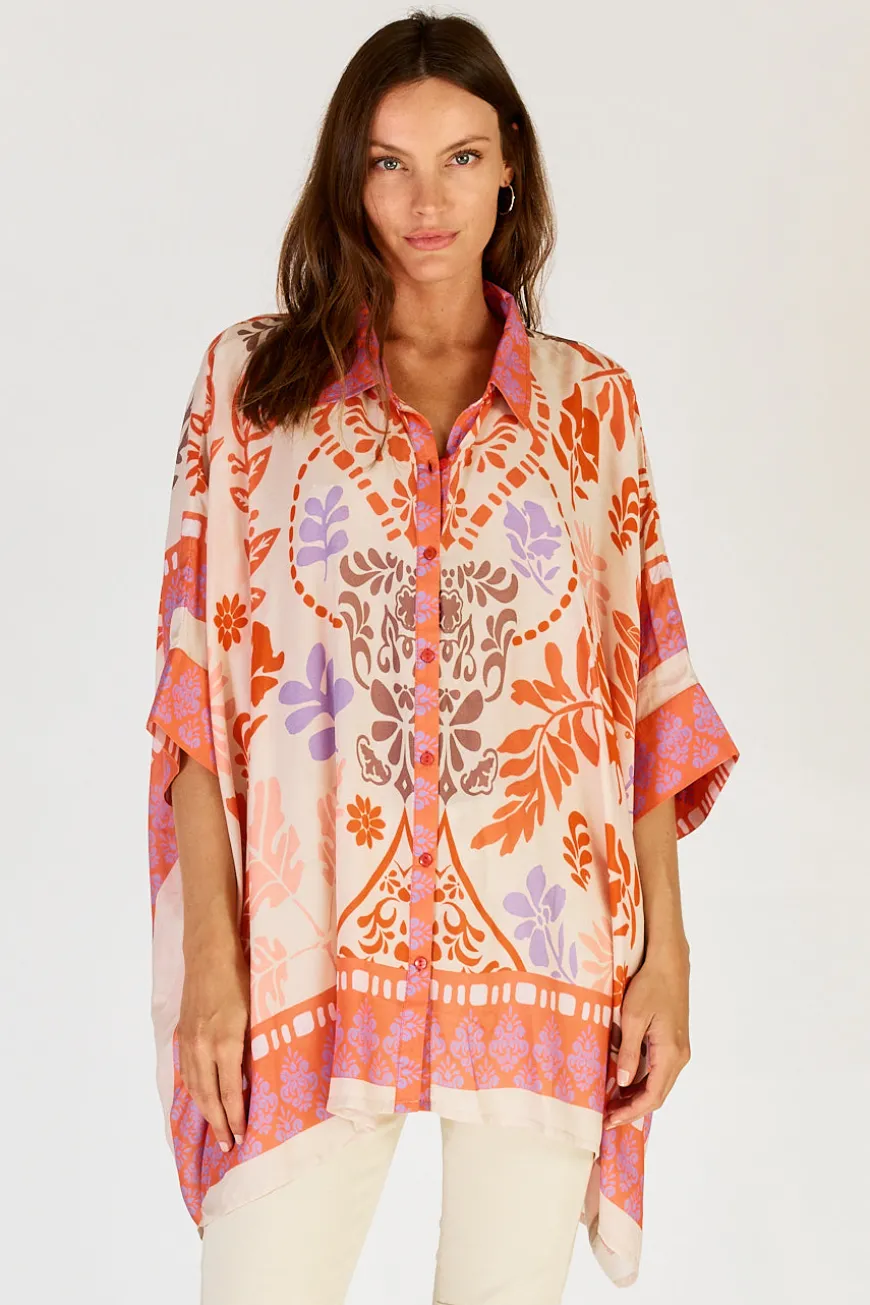 LulaSoul Carrara Kaftan Shirt Stone