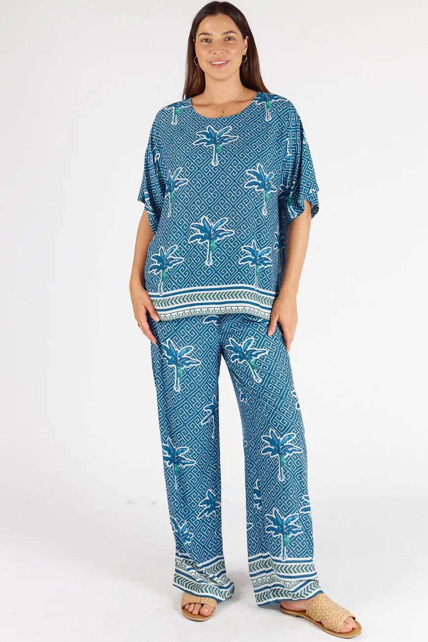 LulaSoul Dominica Pant Ocean