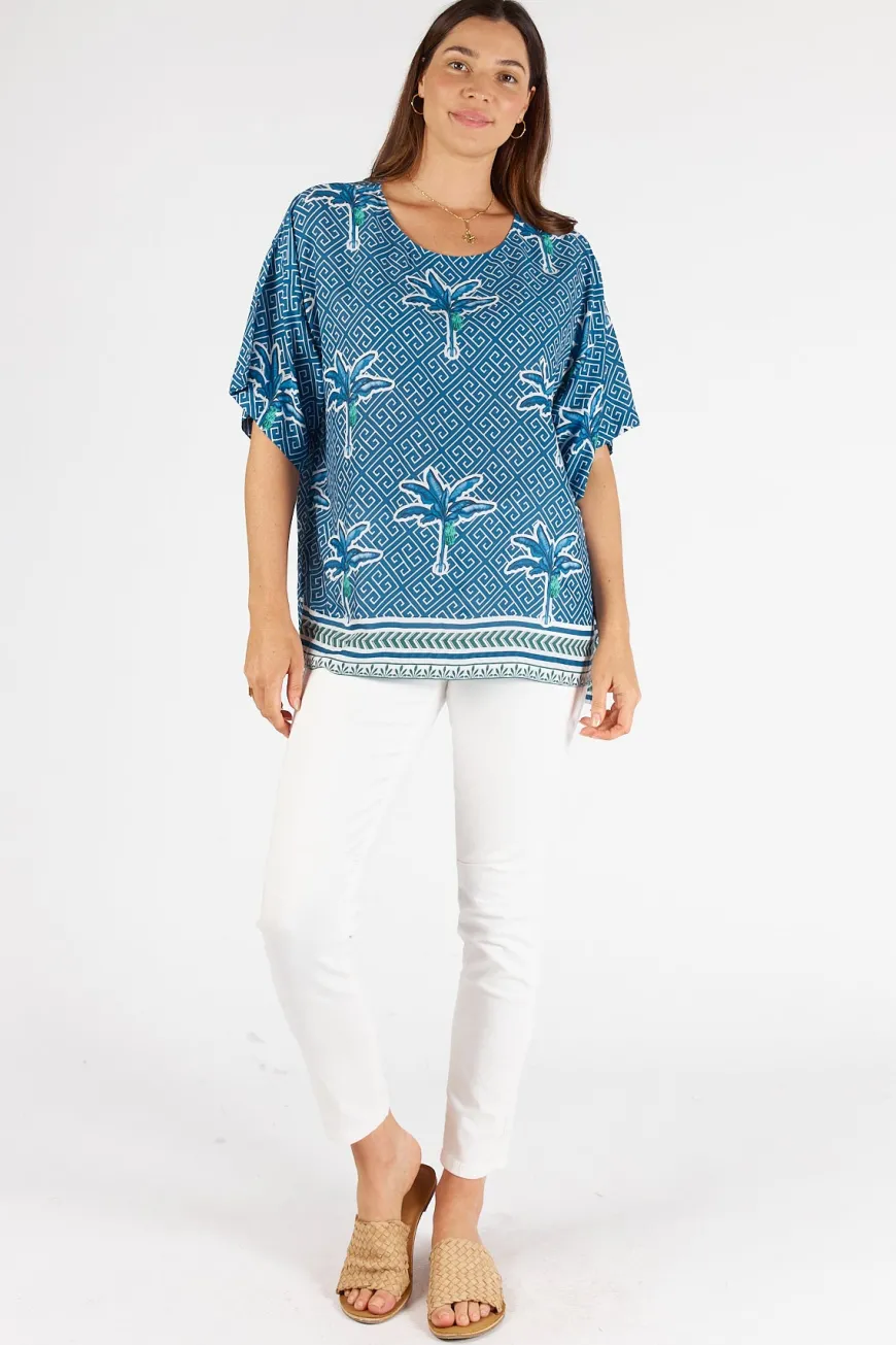 LulaSoul Dominica Wide Tee Ocean