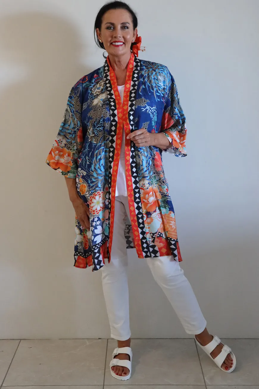 Lulasoul Yoko Kimono Navy