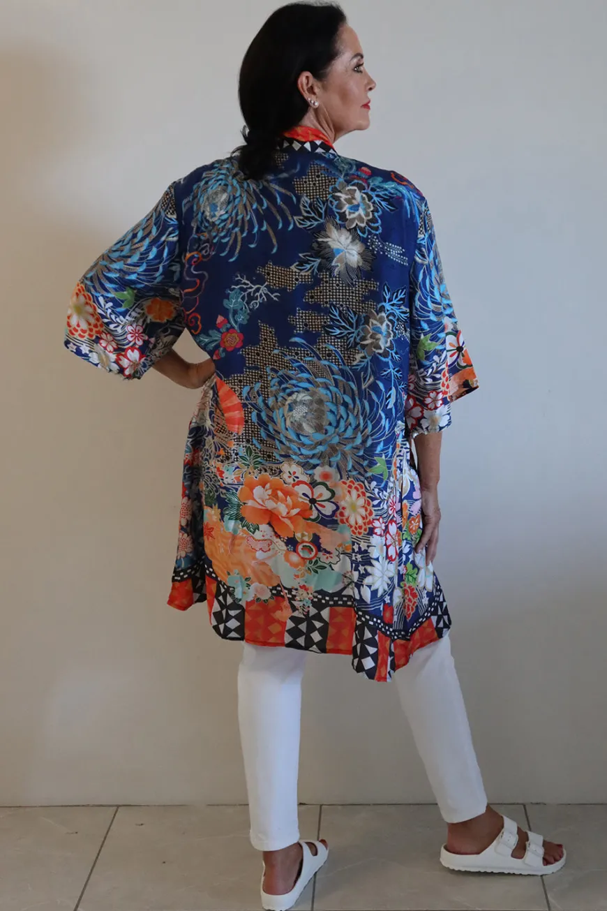 Lulasoul Yoko Kimono Navy
