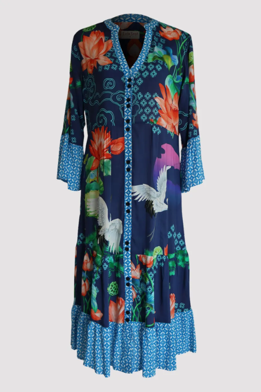LulaSoul Yoshiko Dress Navy
