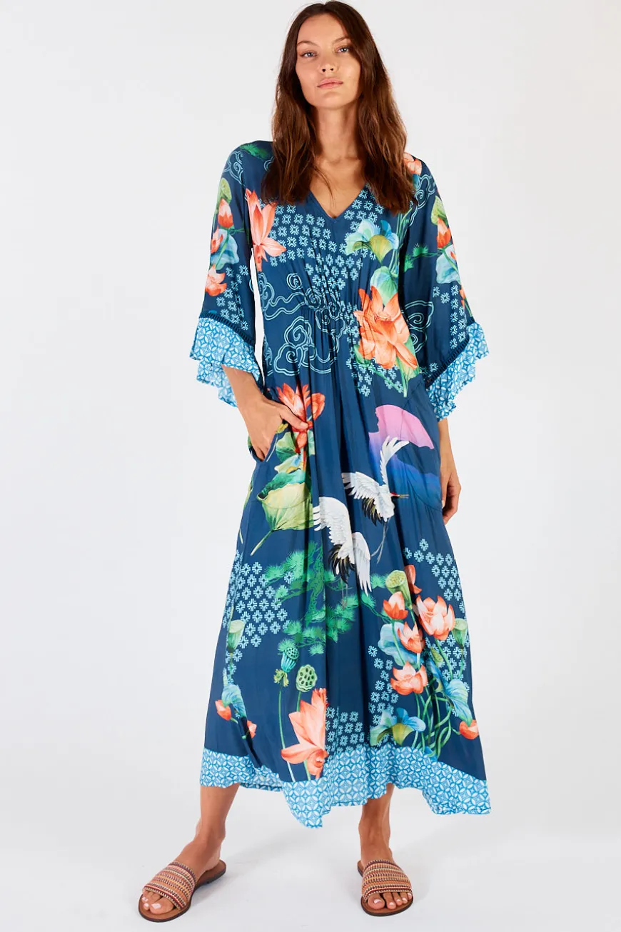 LulaSoul Yoshiko Midi Navy