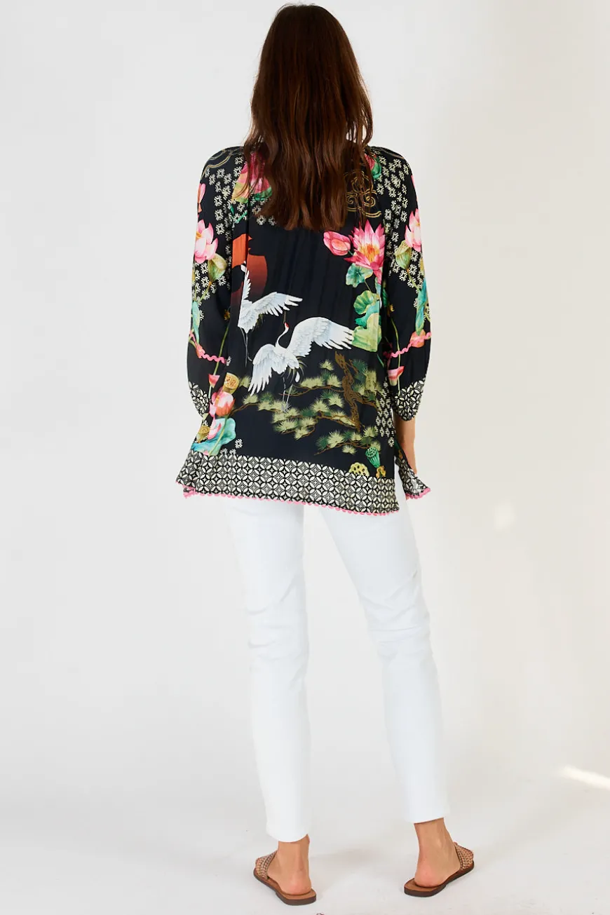 LulaSoul Yoshiko Top Black