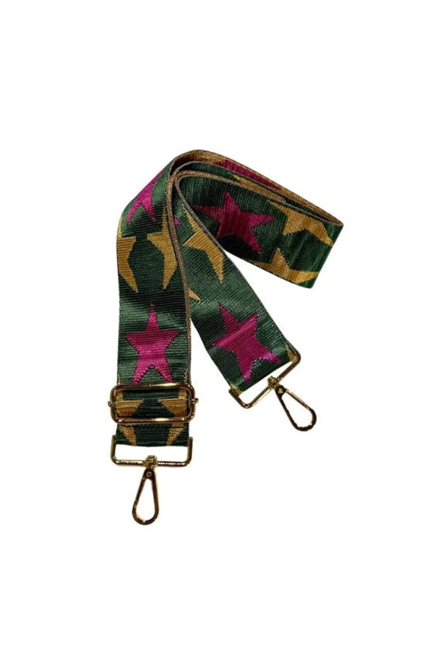 Pink Star Bag Strap